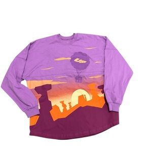 Disney Parks Spirit Jersey UP Paradise Falls Long Sleeve Top Large